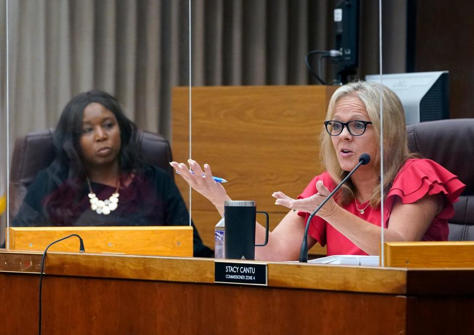 Daytona Beach City Commissioner Stacy Cantu made it clear Wednesday night she doesn't want city government events to be entangled in partisan politics.