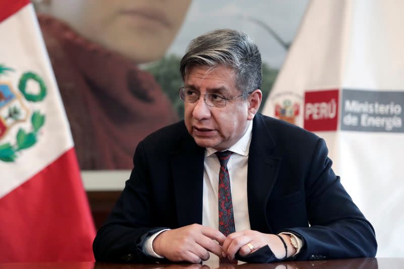 Interview with Peru's Minister of Energy and Mines Ivan Merino in Lima