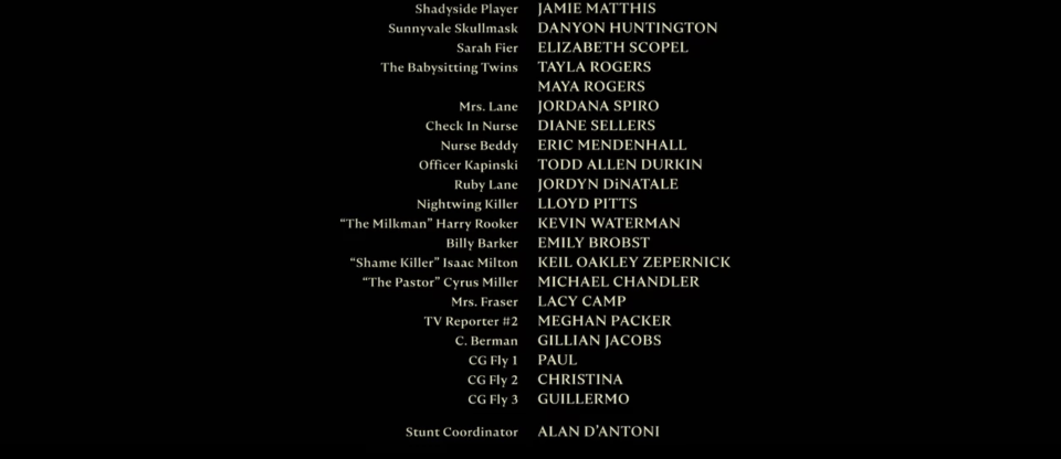 fear street part 1 end credits