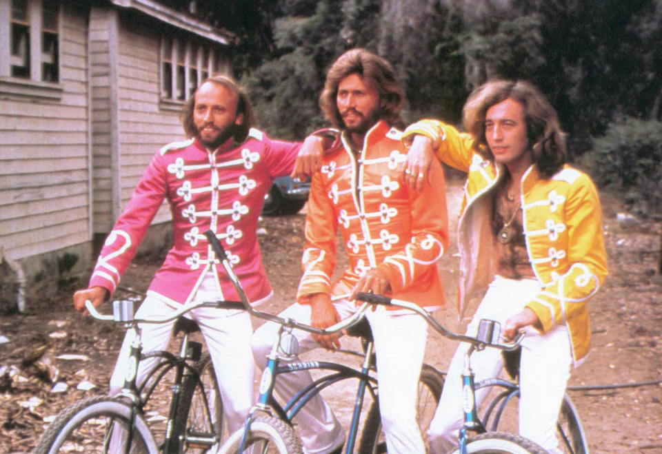 The Bee Gees in “Sgt. Pepper’s Lonely Hearts Club Band”