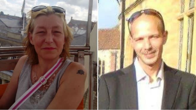 Dawn Sturgess and Charlie Rowley came into contact with the Novichok nerve agent in July (PA Images)