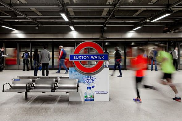 The rebranded Canada Water station.