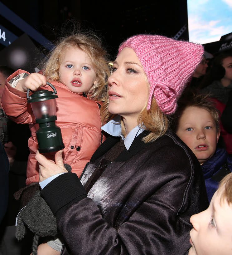 Cate Blanchett and daughter Edith at the Ghostlight Project 