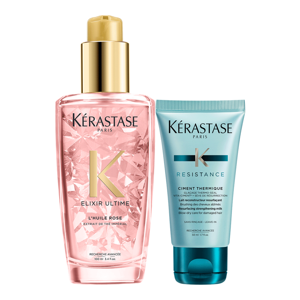 ▲KERASTASE巴黎卡詩 2020母親節 花漾金緻護色髮油組NT$2,000。（圖／KERASTASE）