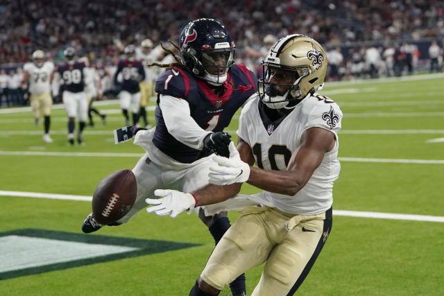 Dalton has TD pass on 1 drive as Saints fall to Texans 17-13 - The San  Diego Union-Tribune