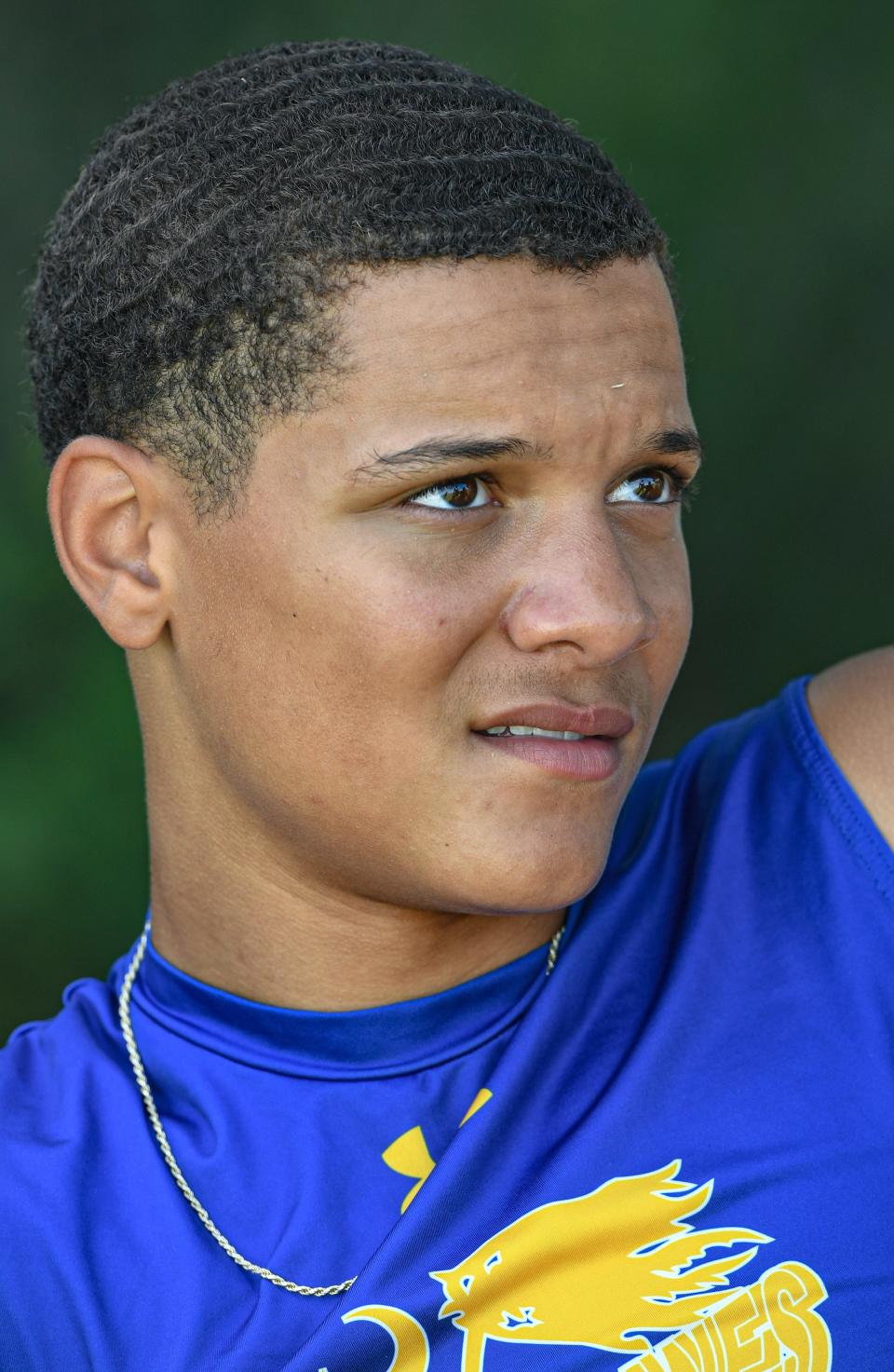 Wren High freshman quarterback Gavin Owens during the Westside 7 on 7 at Westside High School in Anderson, S.C. Thursday, July 1, 2021. 