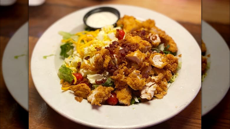 Texas Roadhouse fried chicken salad