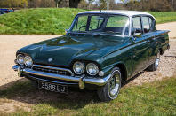 <p>Not previously known as a manufacturer of daringly designed cars, <strong>Ford</strong> caused consternation when it introduced the Consul Classic to the UK market in 1961. Strongly influenced by US styling trends, the Consul Classic had <strong>quad headlights</strong> and a reverse-sloped rear window. The latter had been used for the <strong>Anglia</strong> since 1959, but it seemed far more outlandish on the larger model.</p><p>A <strong>coupe</strong> version called the <strong>Consul Capri</strong> had a more conventional rear window but still looked very strange. Like the Consul Classic, it was a sales failure - by Christmas 1964, both cars had been discontinued.</p>