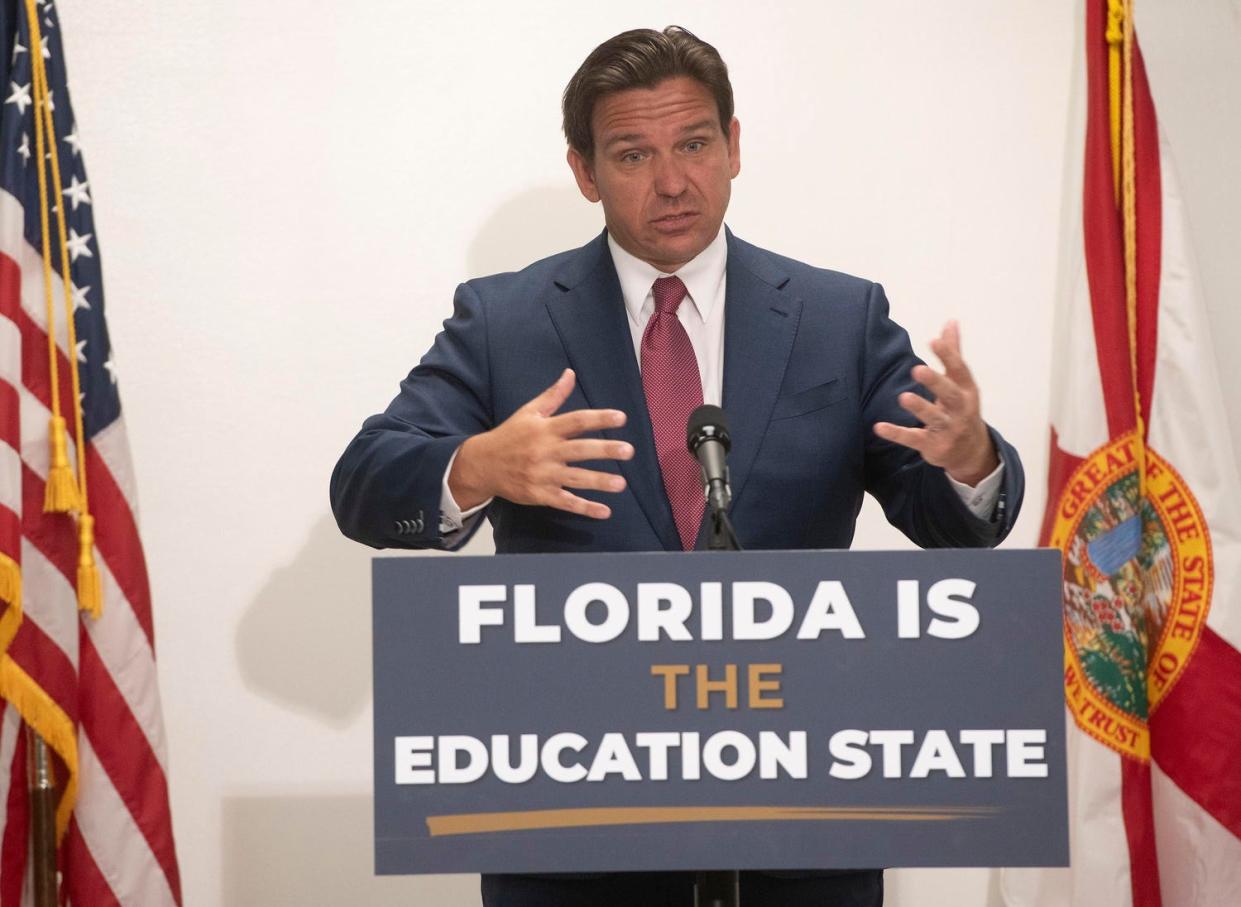 Gov. Ron DeSantis wants to school Florida on the dangers of foreign influence.