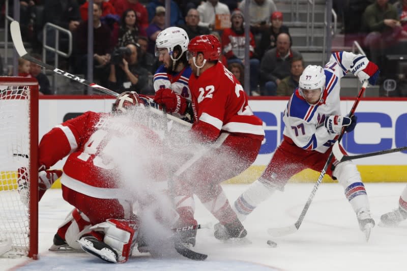 NHL: New York Rangers at Detroit Red Wings