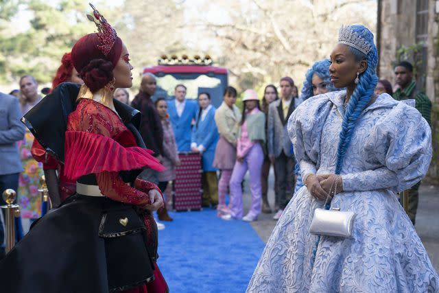 <p>Disney/Quantrell Colbert</p> Rita Ora and Brandy in 'Descendants: The Rise of Red'