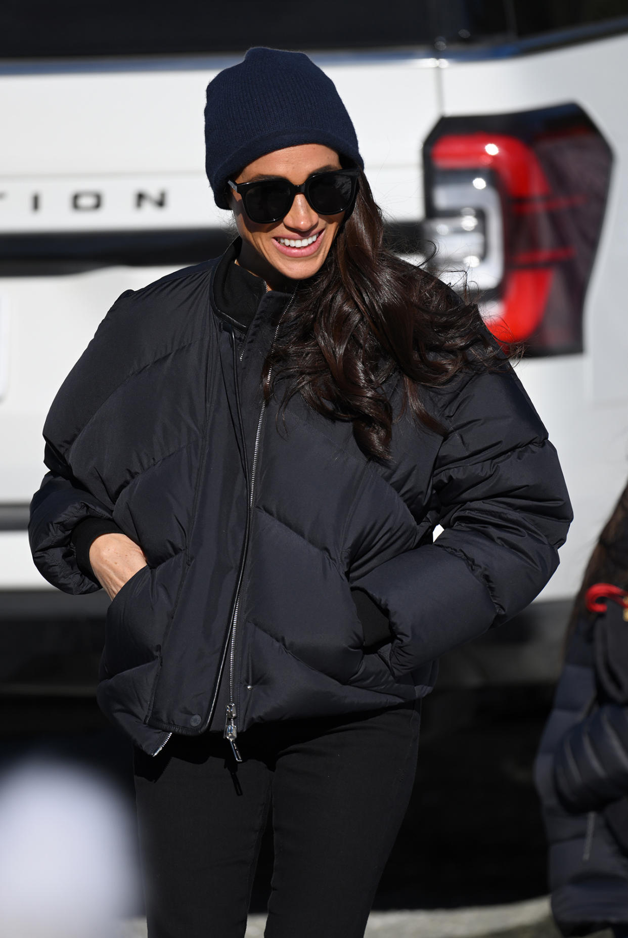 Meghan Markle at the Invictus Games One Year To Go Event on February 15, 2024.