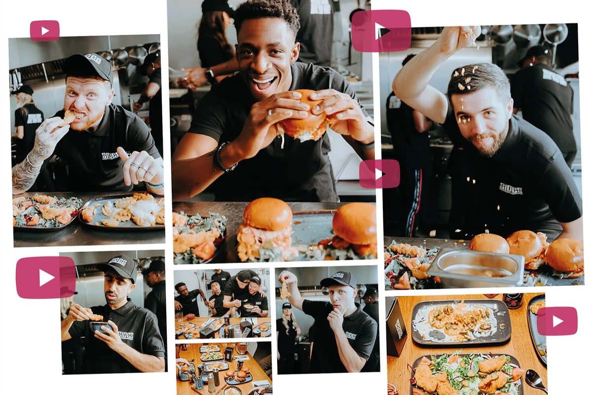 Side hustle: The collective have plans to expand their fried chicken business into the US, Middle East and India within the next 12 months (ES composite)