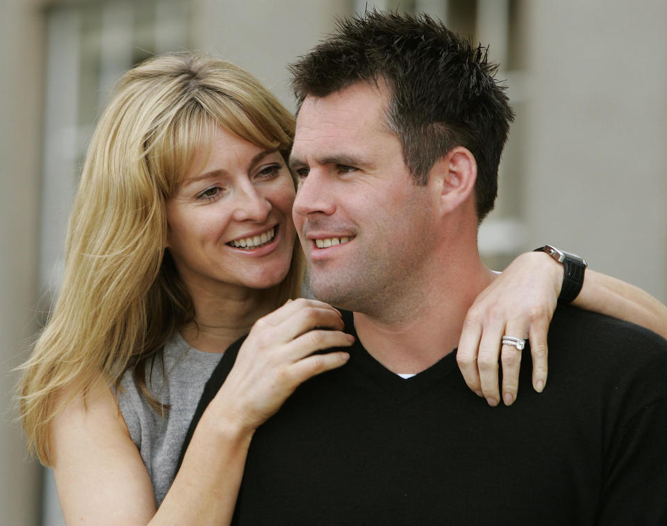 Gabby & Kenny Logan during a Charity Golf Classic at Gleneagles Hotel (raising money for Cancer Research UK and Leukaemia Research).   (Photo by Andrew Milligan - PA Images/PA Images via Getty Images)