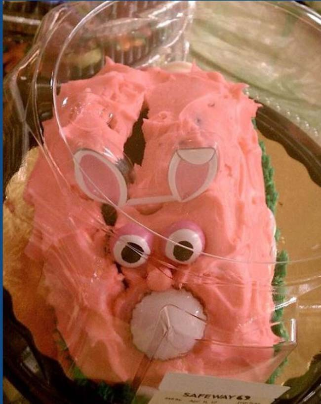 What’s happening here? Did the bunny swallow a torch? 
