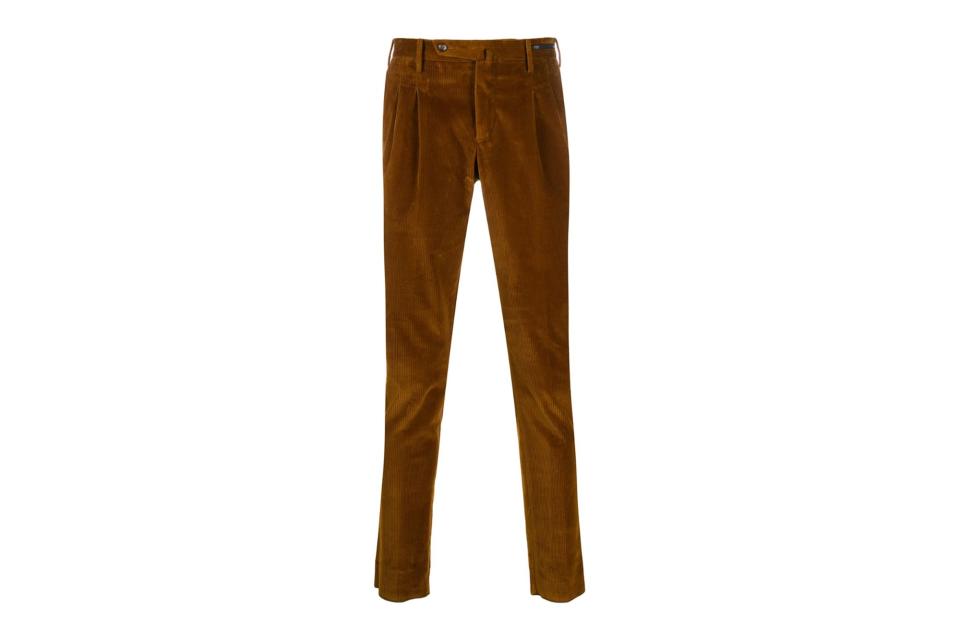 PT01 corduroy straight leg trousers