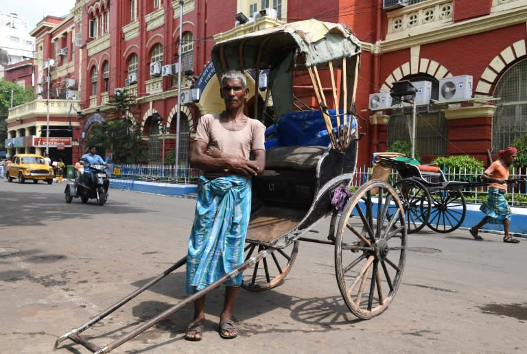 Mohammad Ashgar is one of the remaining Indian rickshaw pullers undertaking the gruelling trade