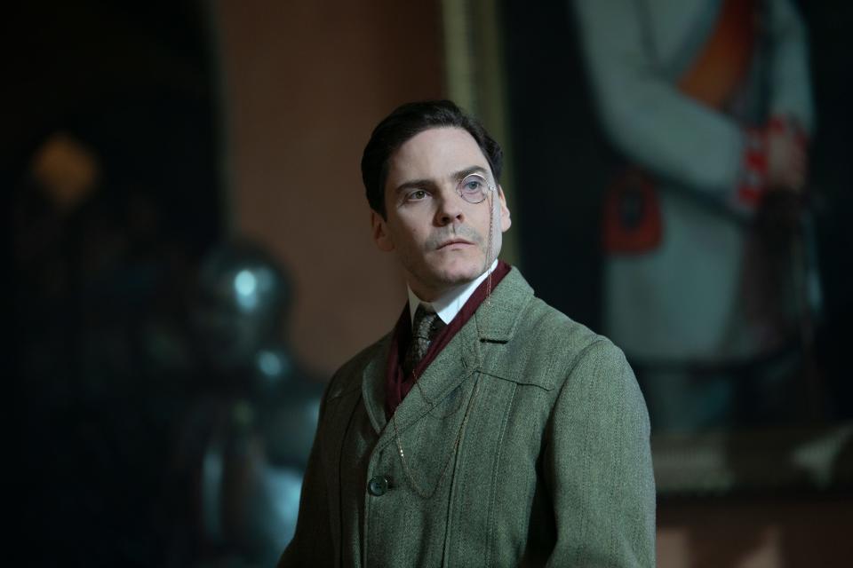 Daniel Brühl plays Erik Jan Hanussen, a real-life Austrian figure tied to Hitler, in "The King's Man."