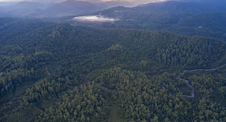 MMG plans to extend pipeline from its mine across the Pieman River and into the Tarkine. Source: Supplied