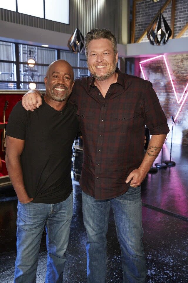 Darius Rucker and Blake Shelton