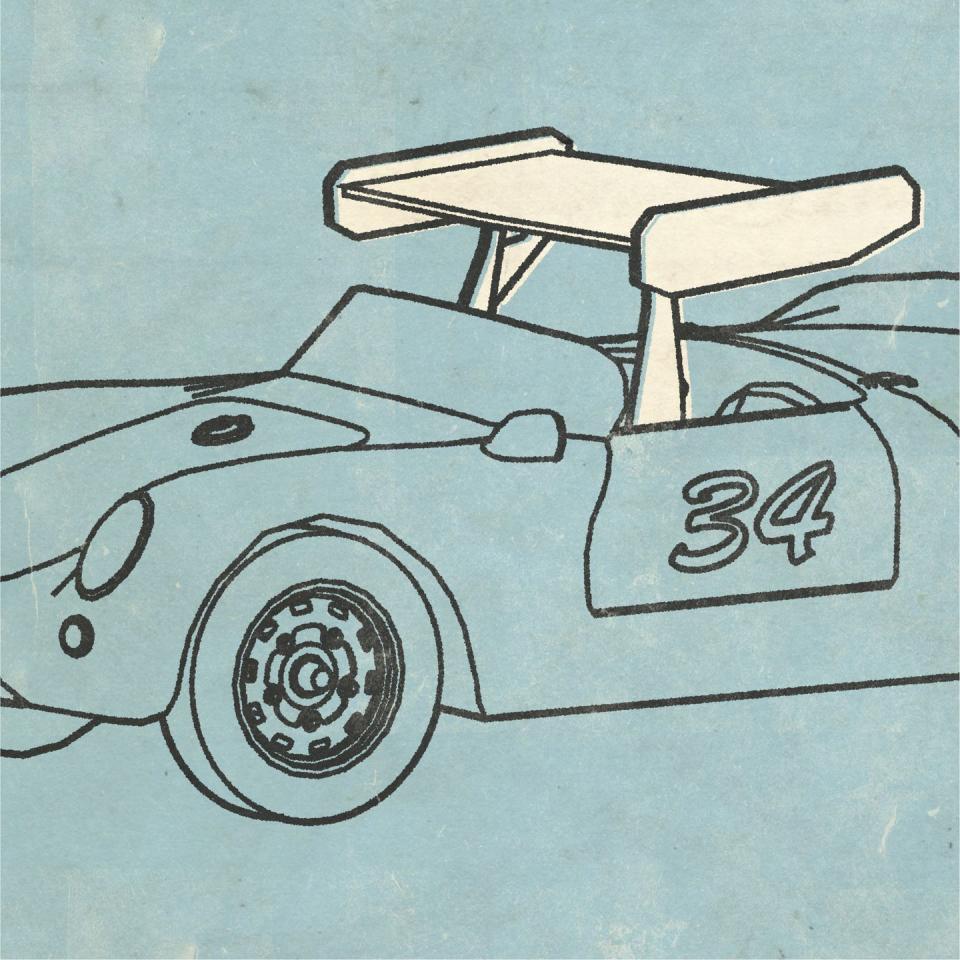 winged porsche 550 spyder