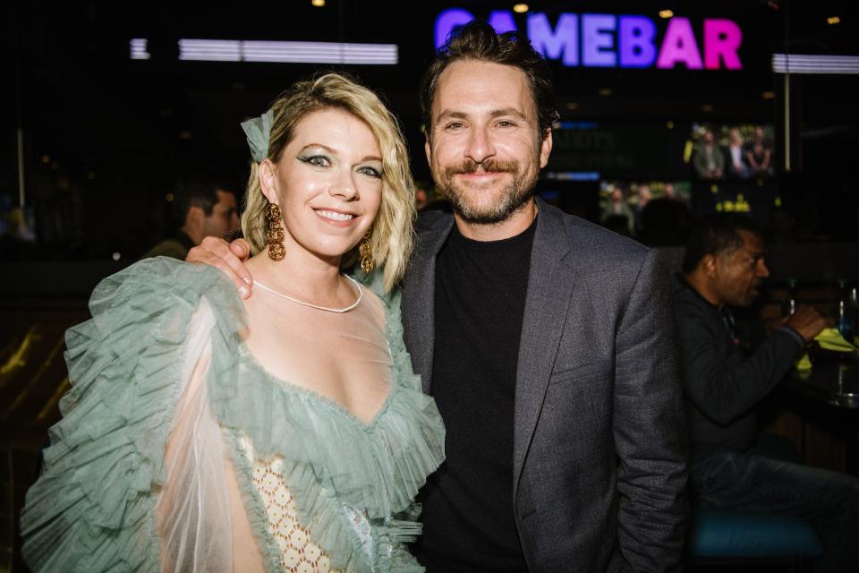 Real-life couple Mary Elizabeth Ellis and Charlie Day, also known as "The Waitress" and Charlie Kelly, attends FX's "It's Always Sunny In Philadelphia" Season 14 premiere.