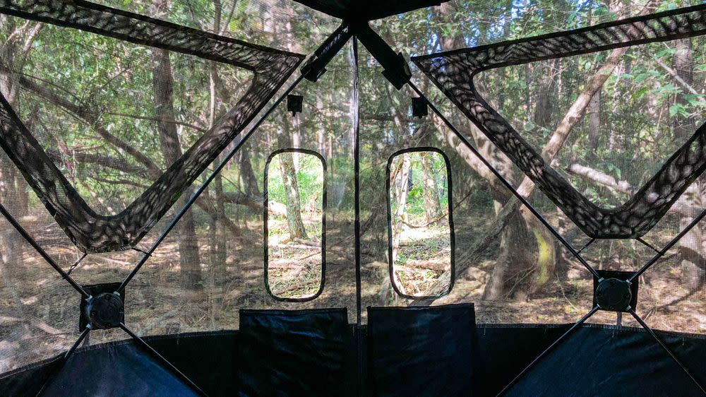 hunting blind interior