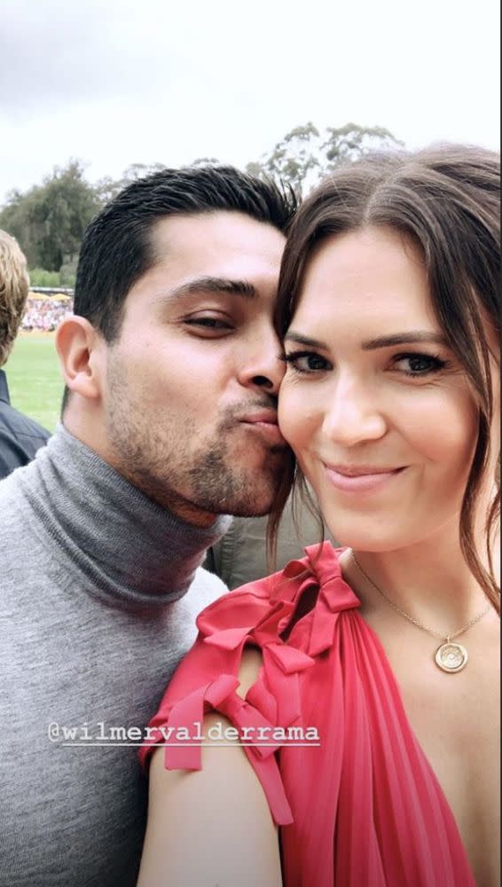 Mandy Moore and Wilmer Valderrama