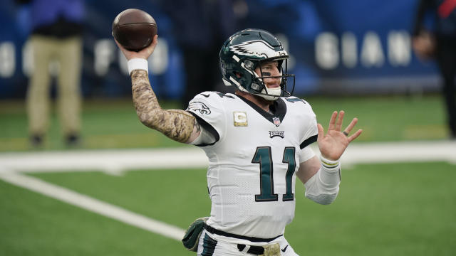 How did ex-Eagles QB Carson Wentz play in debut with Colts? 