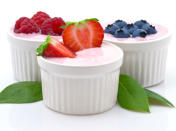 Nothing works as wonderfully as plain, sugar-free yogurt to clean out those germs between your teeth. The buildup of germs or bacteria between your teeth can cause bad breath, plaque and gum disease, and the good bacteria in yogurt helps battle the bad ones. A recent study revealed that eating yogurt four or more times a week will also keep off the cavities.