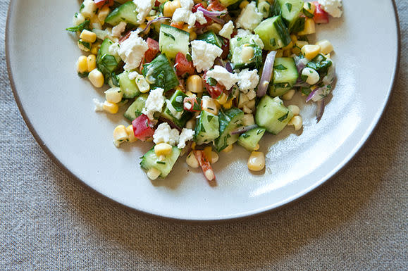 Dilled, Crunchy, Sweet-Corn Salad with Buttermilk Dressing