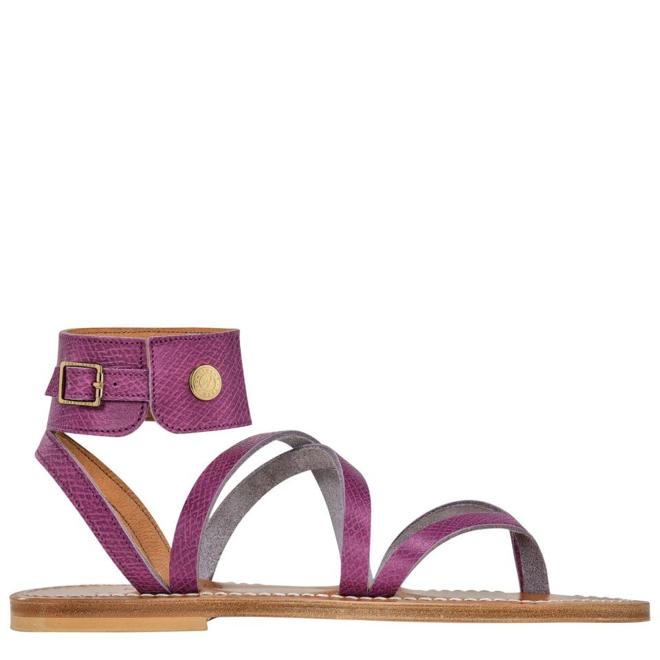 LONGCHAMP xK.jacques涼鞋 (紫羅蘭色)。NT$13,600（LONGCHAMP提供）