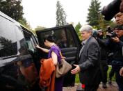 Huawei Technologies chief financial officer Meng Wanzhou leaves her home to appear in British Columbia supreme court