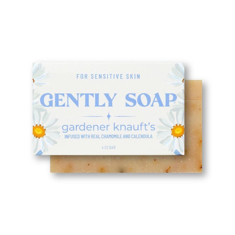 <p><a href="https://gentlysoap.com/collections/soaps/products/gardener-knaufts" rel="nofollow noopener" target="_blank" data-ylk="slk:Shop Now;elm:context_link;itc:0;sec:content-canvas" class="link ">Shop Now</a></p><p>Gardener Knauft’s Bath Bar</p><p>gentlysoap.com</p><p>$11.00</p>