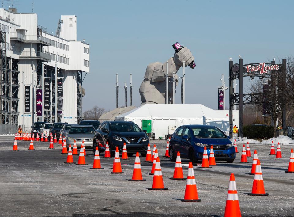 The Delaware State News reported Dover International Speedway is holding a drive-thru vaccination event on Friday, Saturday and Sunday.