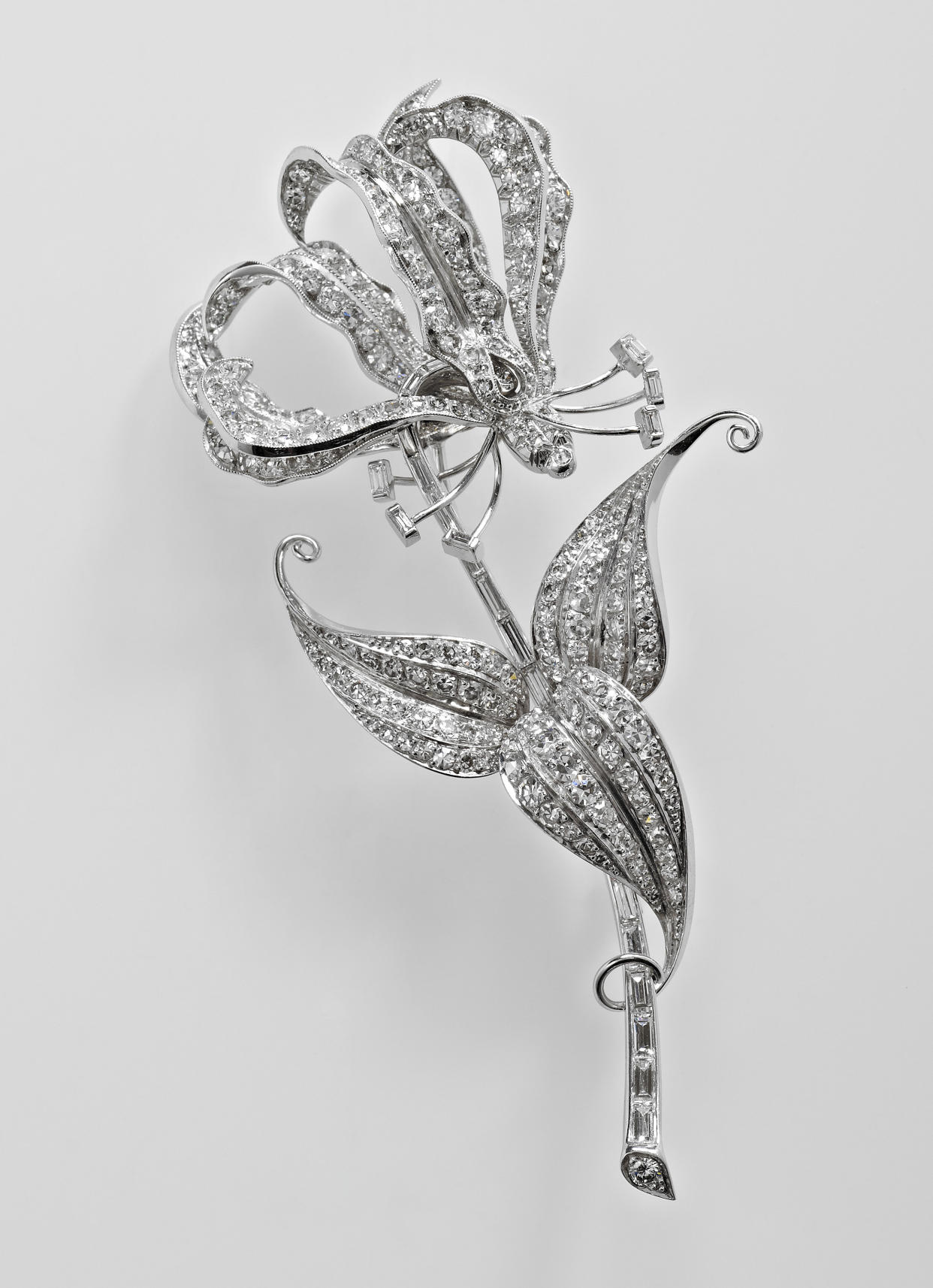 The Queen's Flame-Lily brooch