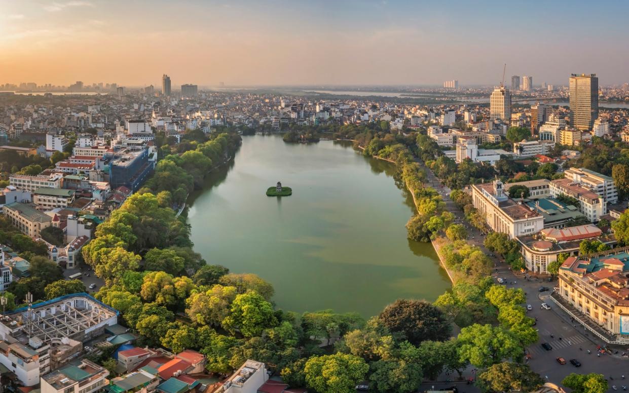 Hanoi is one of the busiest cities in Vietnam