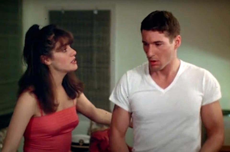 Screenshot from "An Officer and a Gentleman"