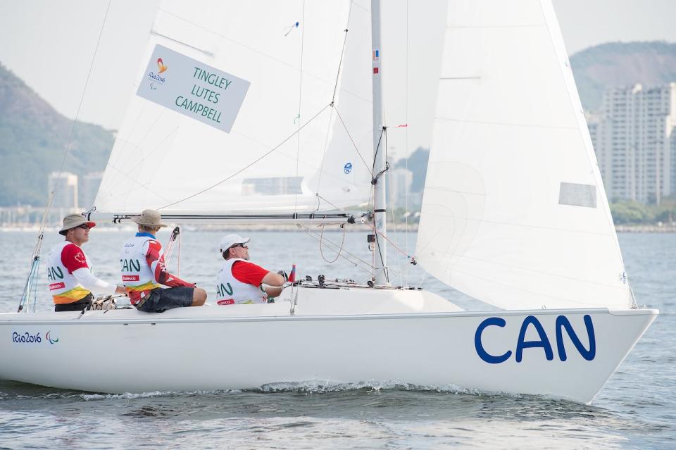 Paul Tingley, Scott Lutes, both from Nova Scotia, and Logan Campbell have won bronze in the 3-Person Keelboat at the Rio 2016 Paralympic Games.