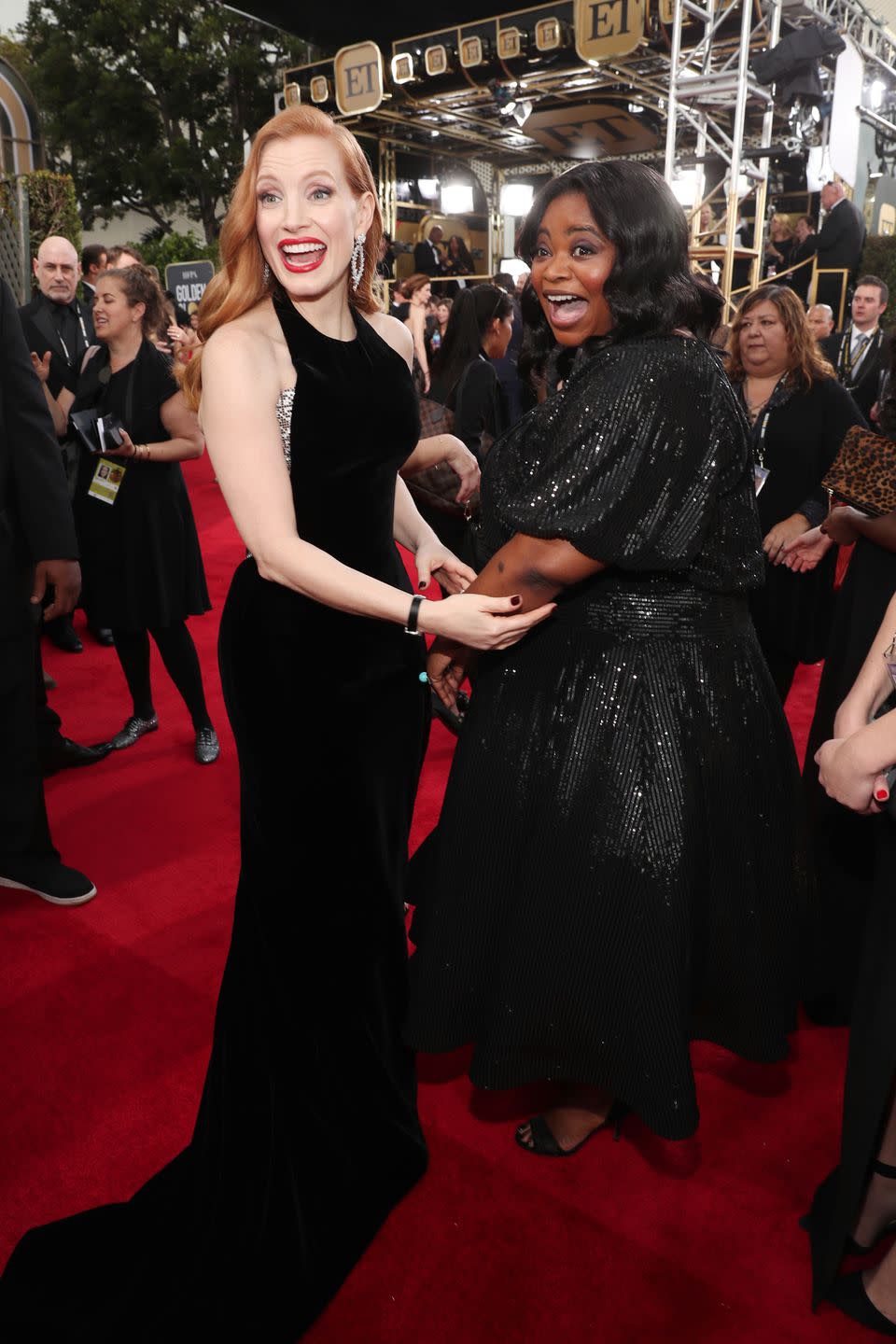 Jessica Chastain and Octavia Spencer