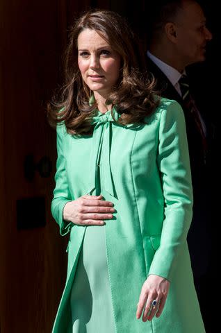 <p> Mark Cuthbert/UK Press via Getty Images</p> Kate Middleton struggled with hyperemesis gravidarum during all three pregnancies.