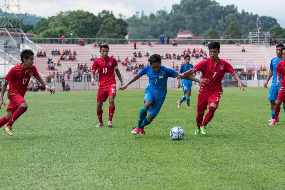 SEA Games: Singapore vs Myanmar