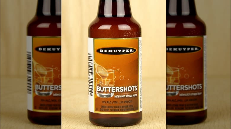 bottle of buttershots
