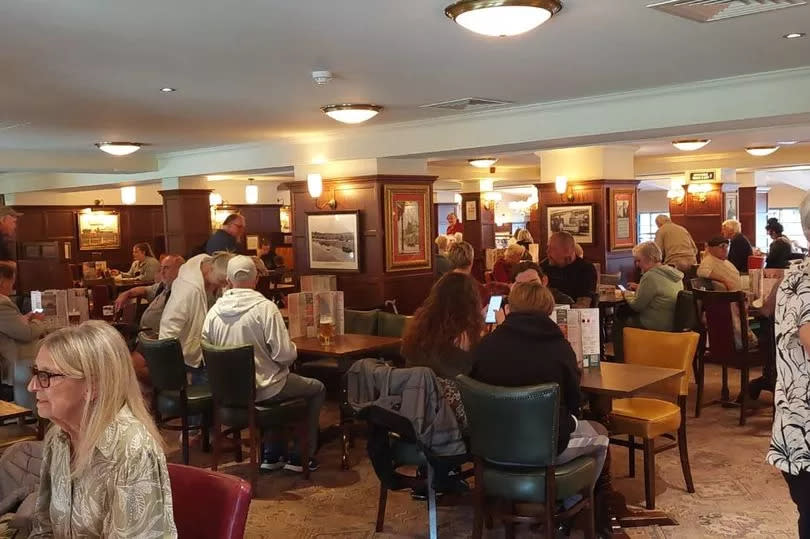 Expanded interior to The Talk of the Town in Paignton