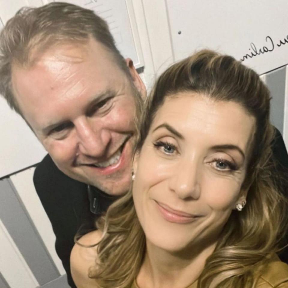 Andrew Nixon and Kate Walsh pose for selfie