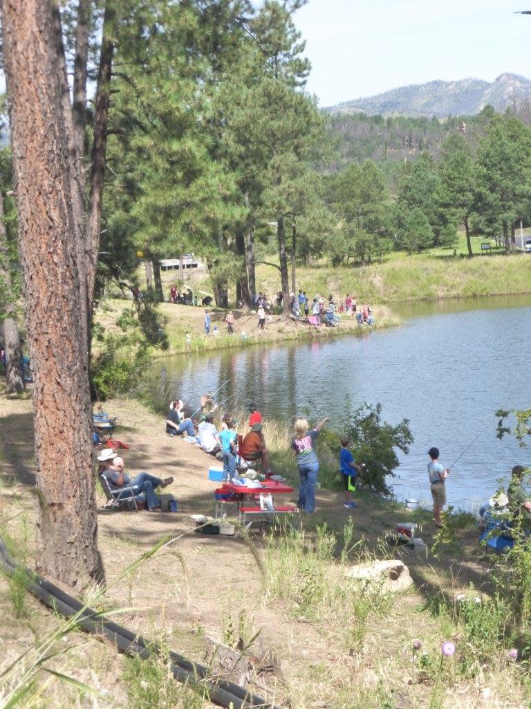 Grindstone Lake in Ruidoso is pictured in 2015.