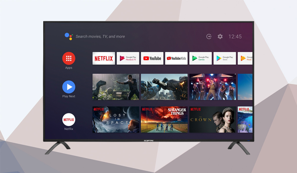 Save 54 percent on the Sceptre 50-inch Class TV 4K Ultra HD Android Smart LED TV. (Photo: Walmart)