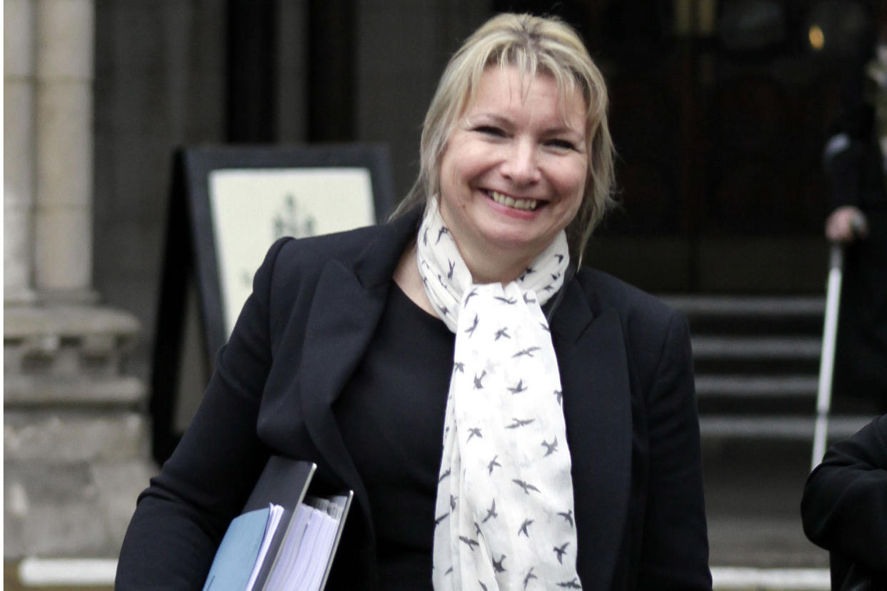 “Unwisely invested”: Maria Mills outside court: Richard Gittins/Champion News