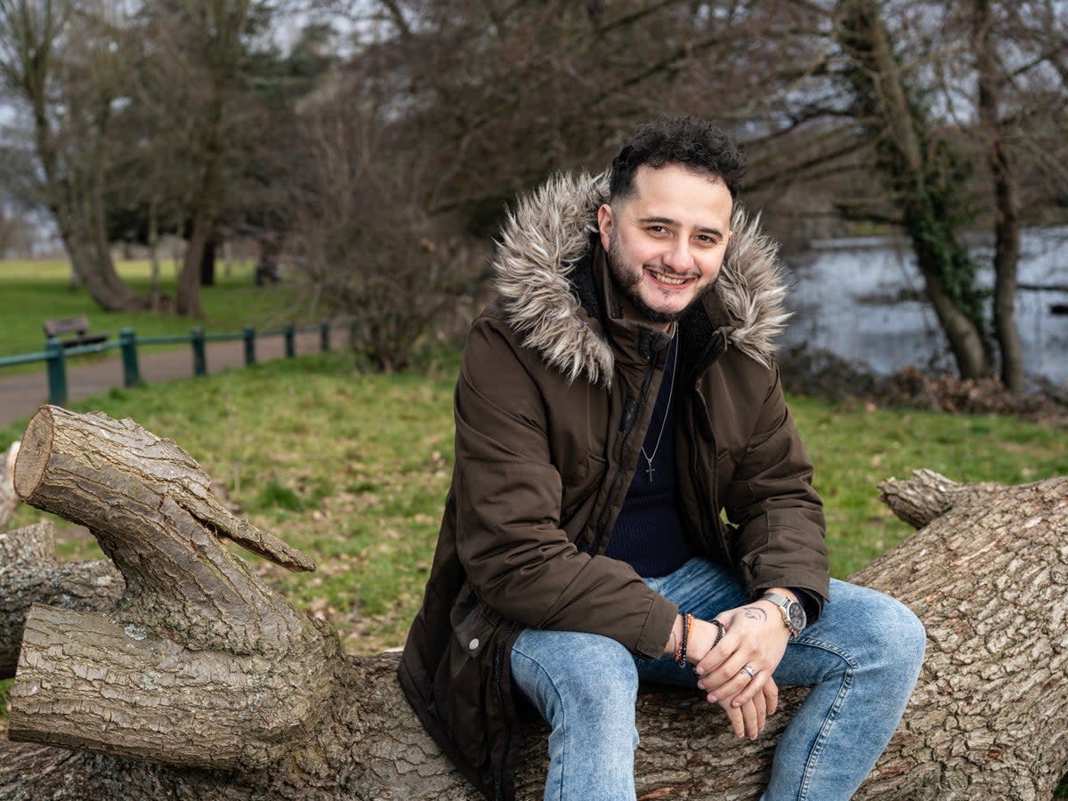 Wilfred Webster has lived in Enfield for four years (Daniel Hambury/Stella Pictures Ltd)