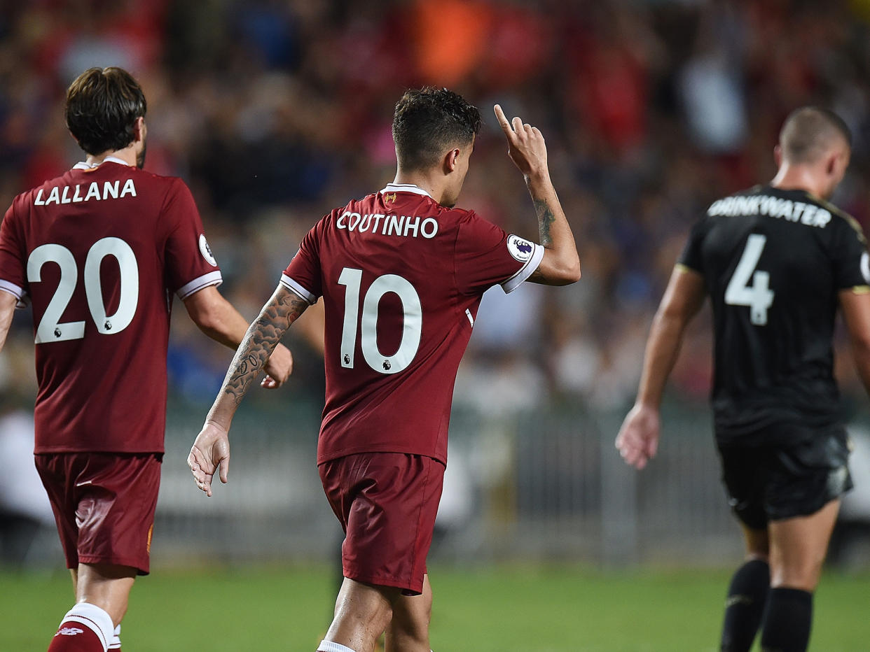 Philippe Coutinho clinched Liverpool victory in Hong Kong: Getty